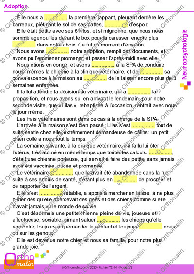 Page 5 de la fiche