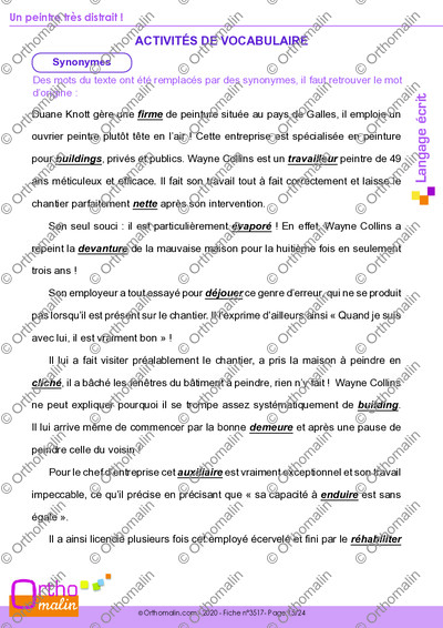 Page 15 de la fiche