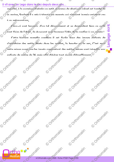 Page 11 de la fiche