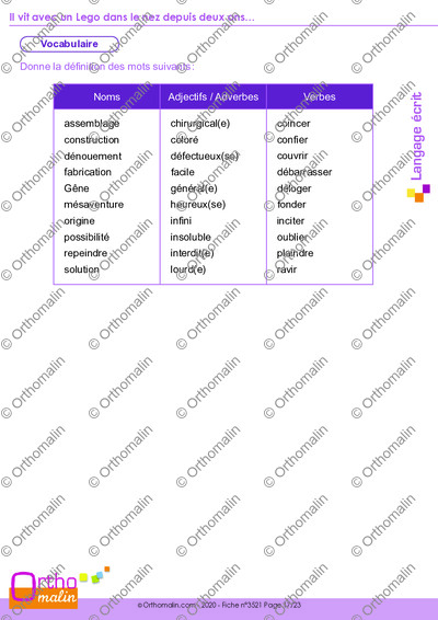 Page 17 de la fiche