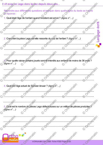Page 21 de la fiche