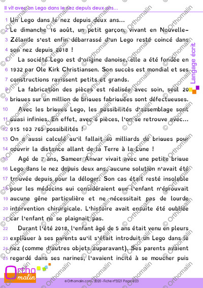 Page 4 de la fiche