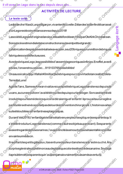 Page 6 de la fiche