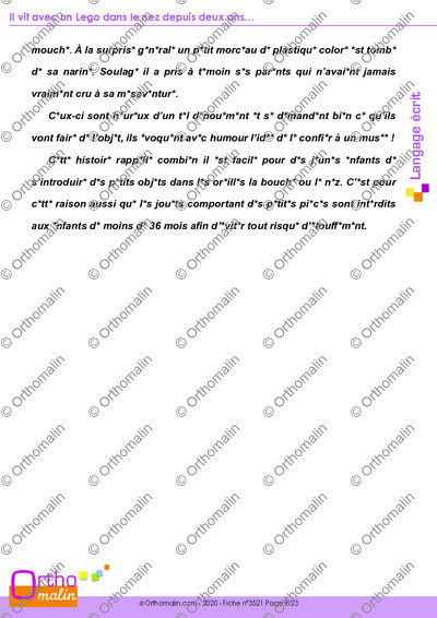 Page 9 de la fiche