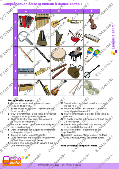 Page 3 de la fiche