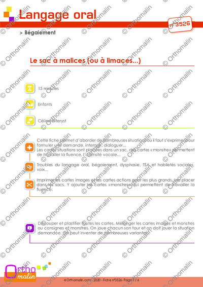 Page 1 de la fiche