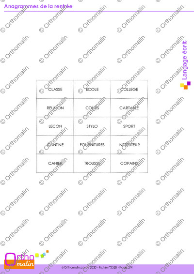 Page 3 de la fiche