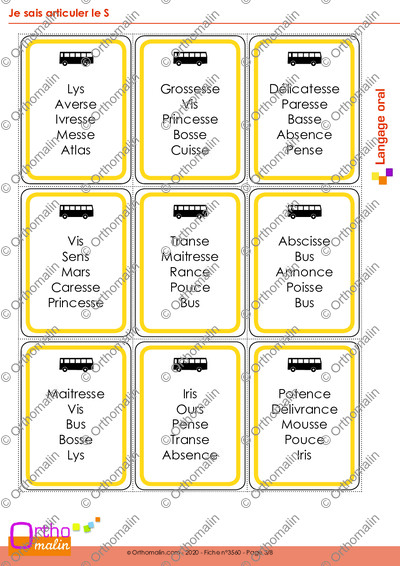 Page 3 de la fiche