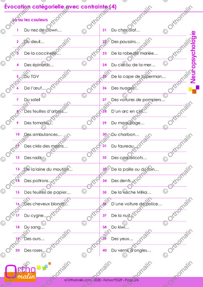 Page 2 de la fiche