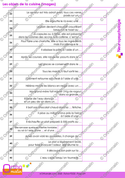 Page 8 de la fiche