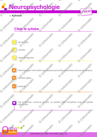 Page 1 de la fiche