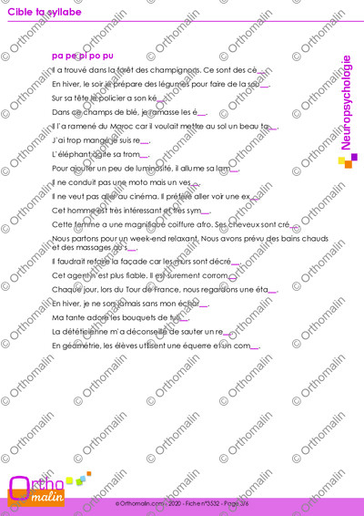 Page 3 de la fiche