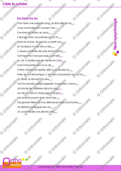 Page 4 de la fiche