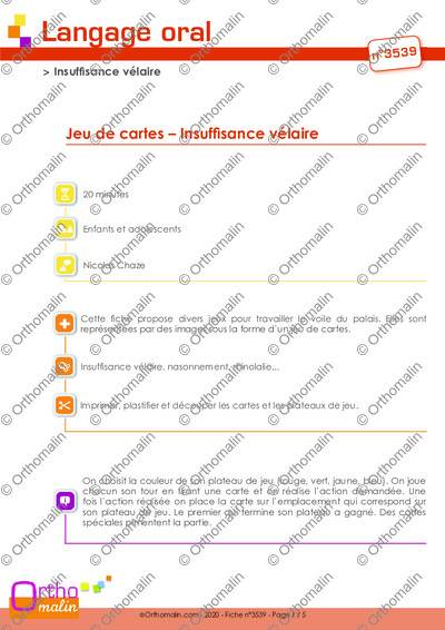 Page 1 de la fiche