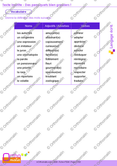Page 17 de la fiche