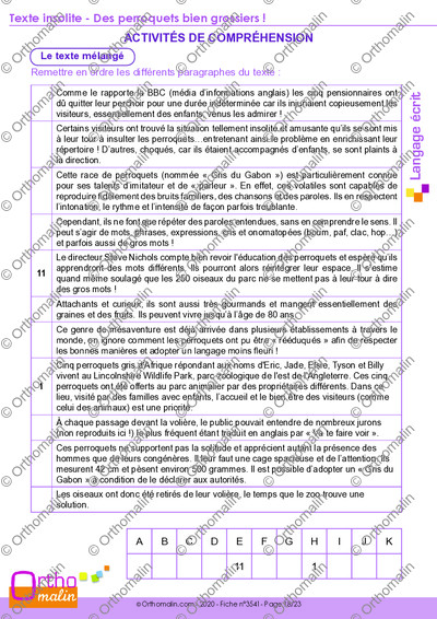 Page 18 de la fiche