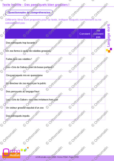 Page 19 de la fiche