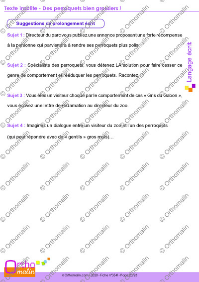 Page 23 de la fiche