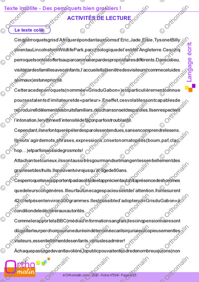 Page 6 de la fiche