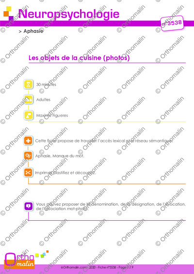 Page 1 de la fiche