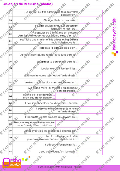 Page 8 de la fiche