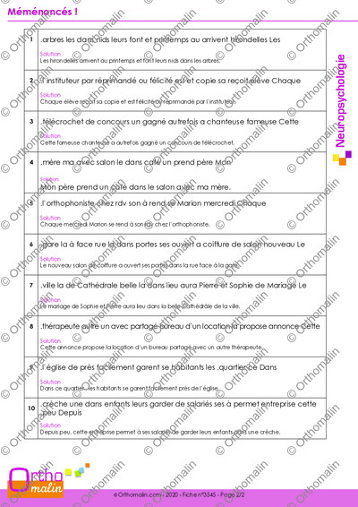Page 2 de la fiche