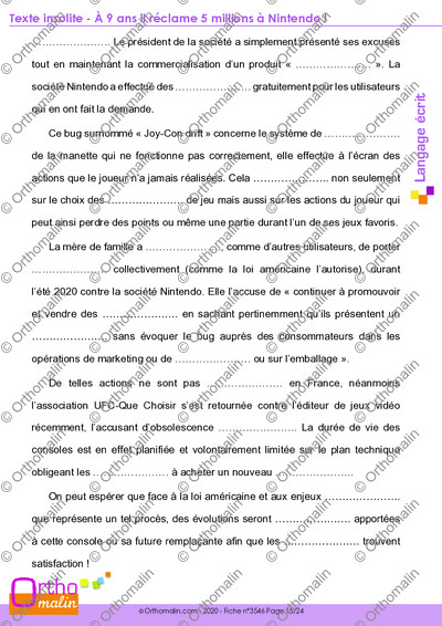 Page 15 de la fiche