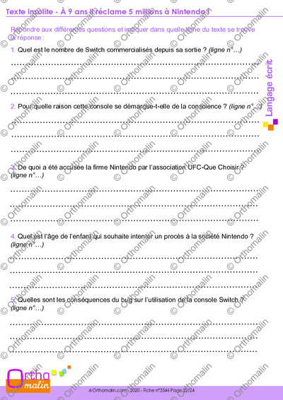 Page 22 de la fiche