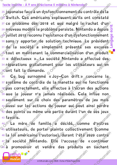 Page 5 de la fiche