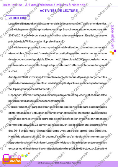 Page 7 de la fiche