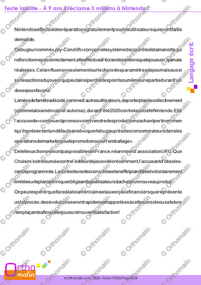 Page 8 de la fiche