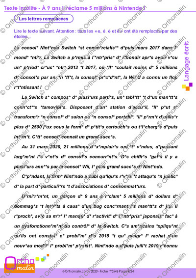 Page 9 de la fiche