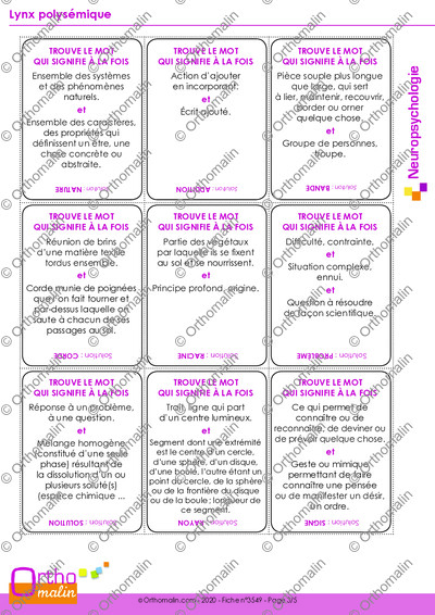 Page 3 de la fiche