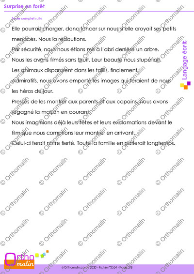 Page 3 de la fiche