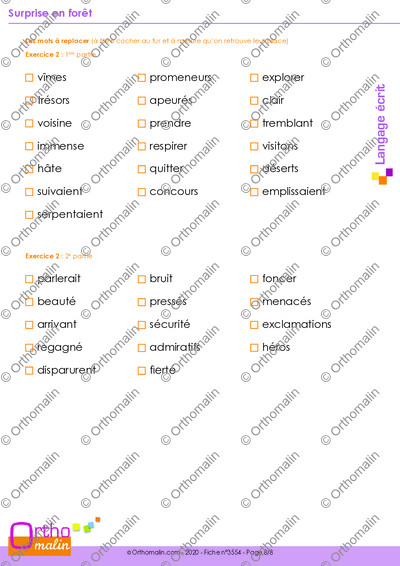 Page 8 de la fiche