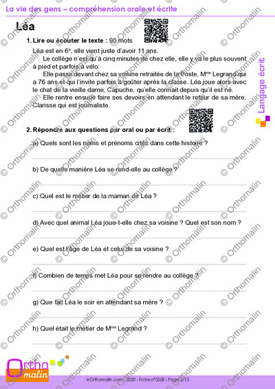 Page 2 de la fiche