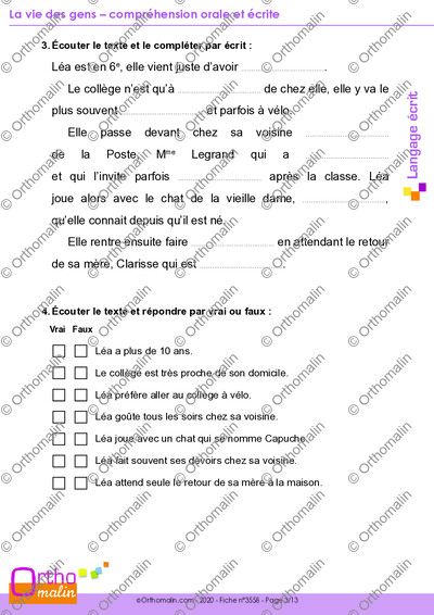 Page 3 de la fiche