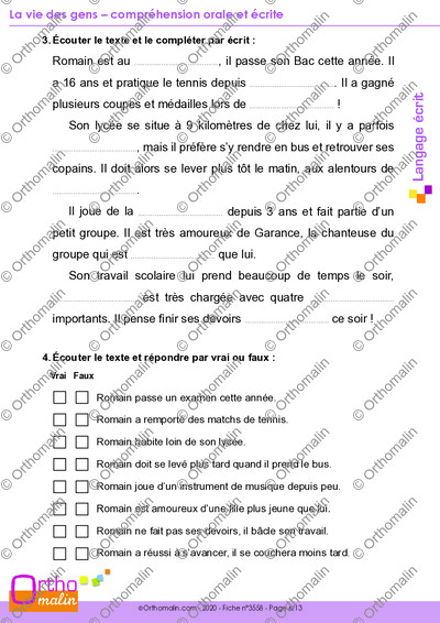 Page 6 de la fiche