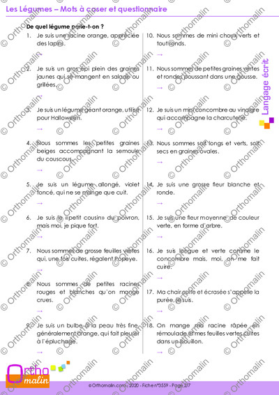 Page 2 de la fiche