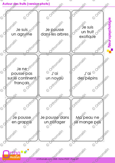 Page 2 de la fiche
