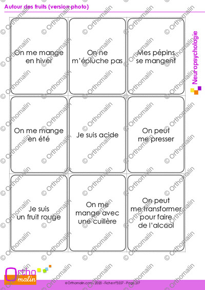 Page 3 de la fiche