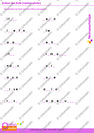 Page 7 de la fiche