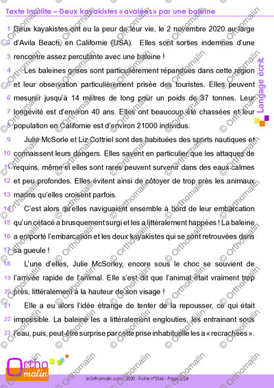 Page 2 de la fiche