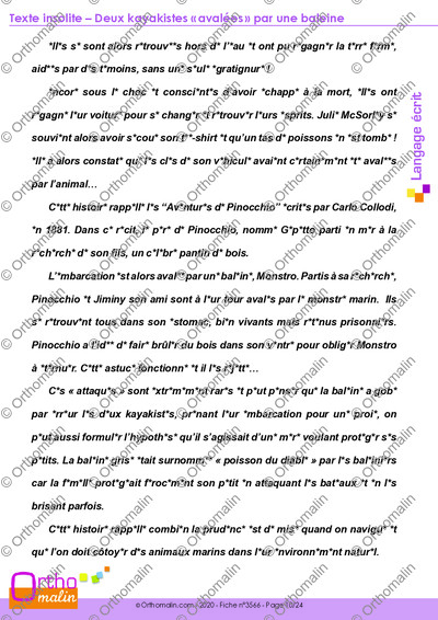 Page 10 de la fiche