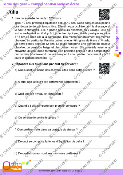 Page 2 de la fiche