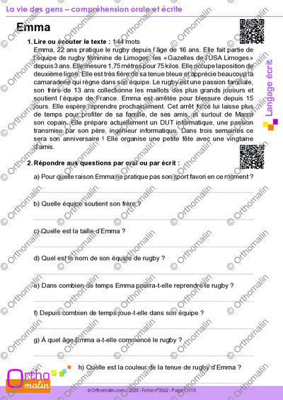 Page 11 de la fiche