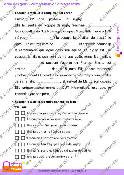 Page 12 de la fiche