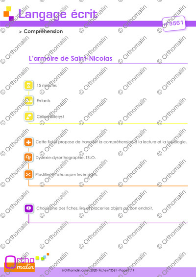 Page 1 de la fiche