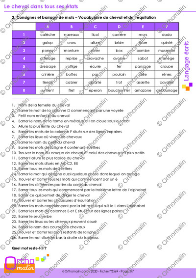Page 3 de la fiche