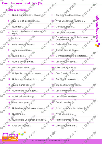 Page 5 de la fiche